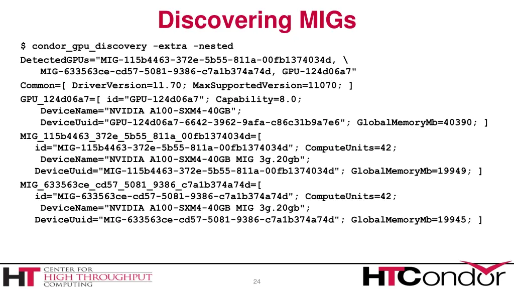 discovering migs