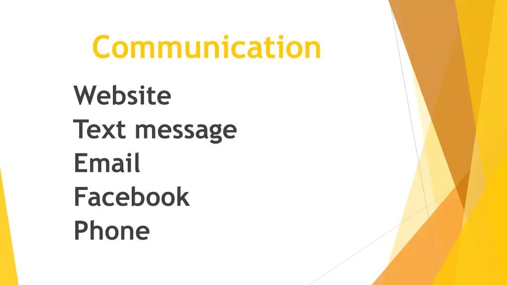 communication