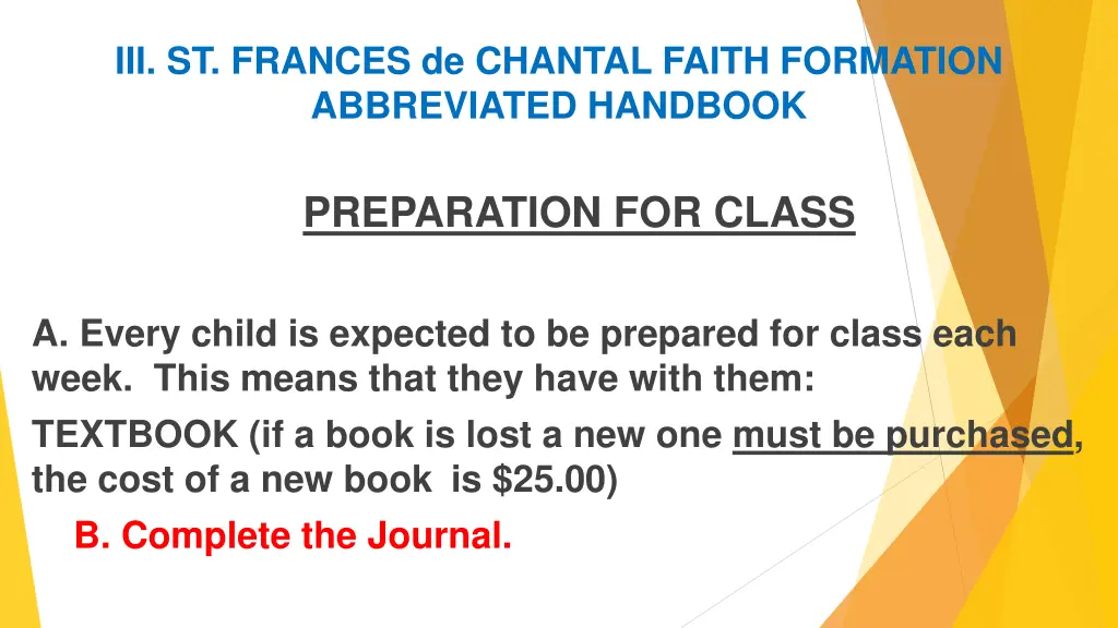 iii st frances de chantal faith formation 2