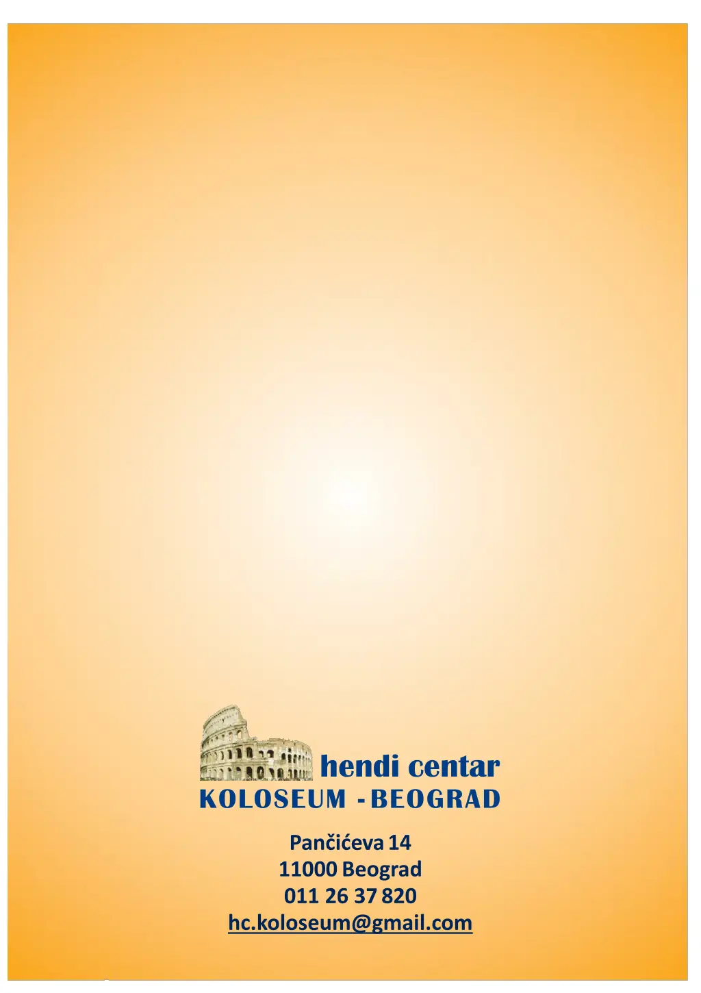 hendi centar 1