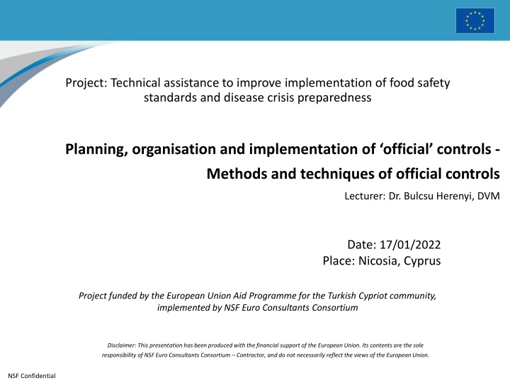 project technical assistance to improve