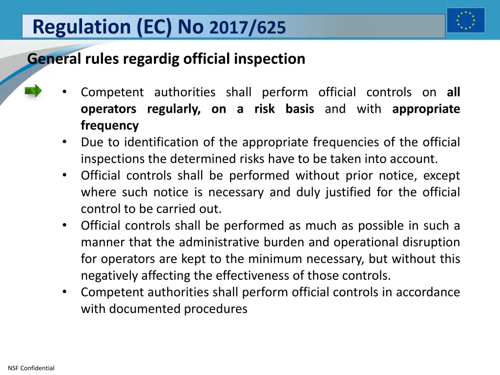 regulation ec no 2017 625