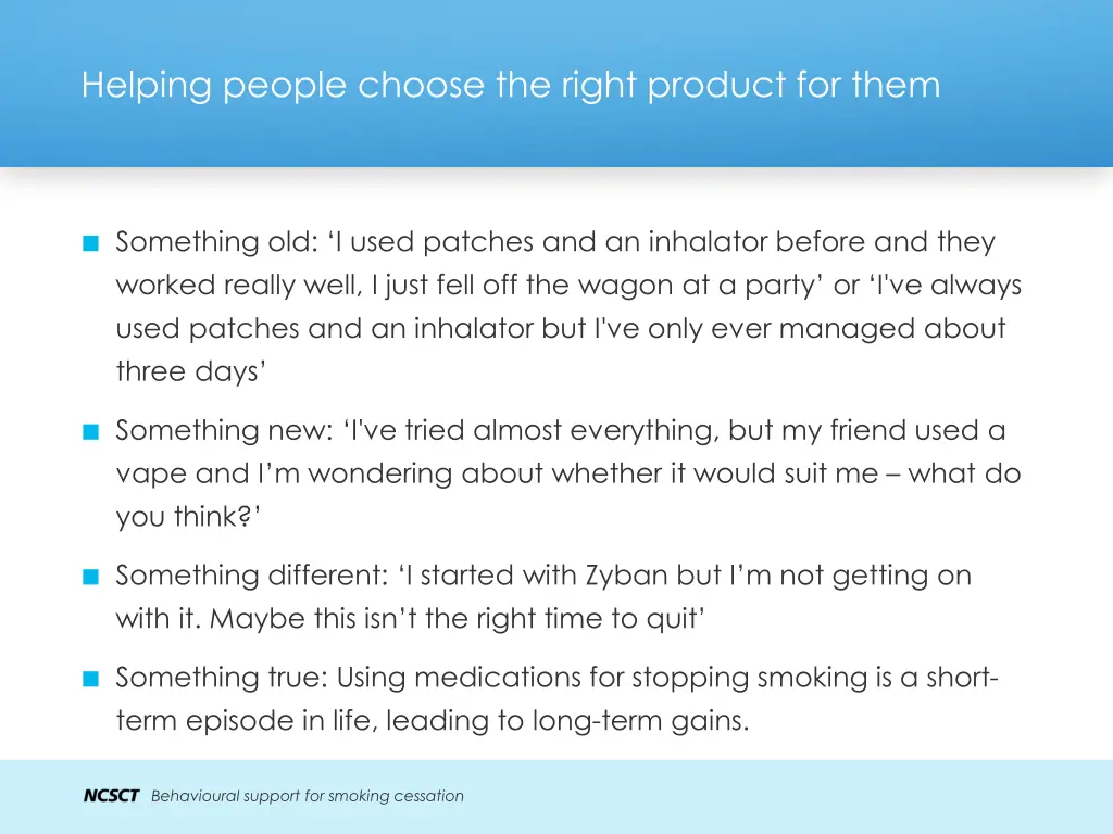 helping people choose the right product for them