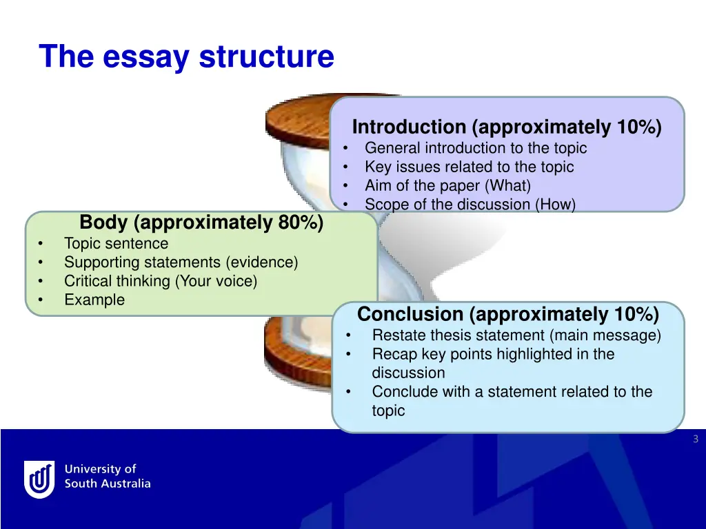 the essay structure