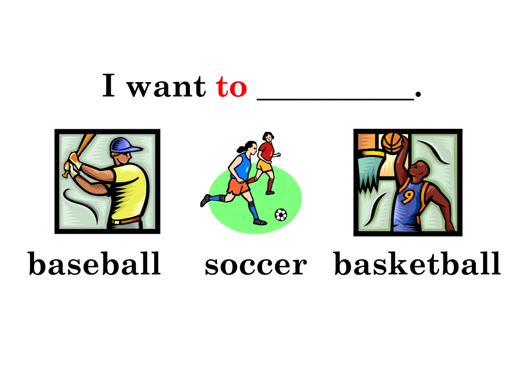 i want to