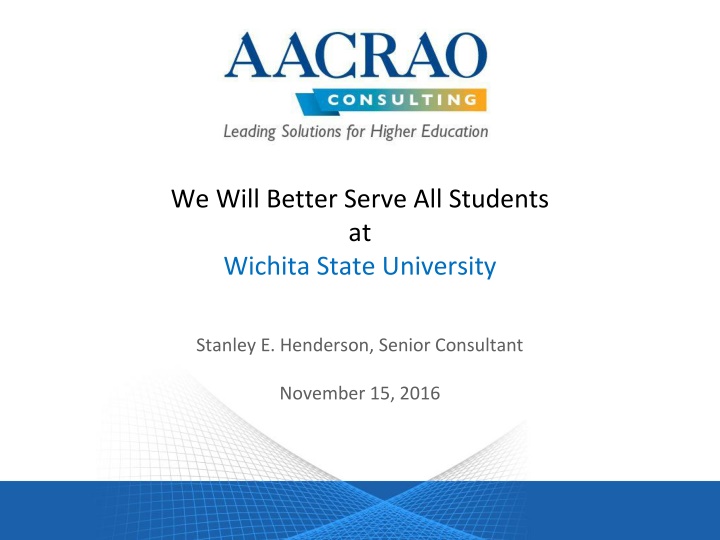 we will better serve all students at wichita