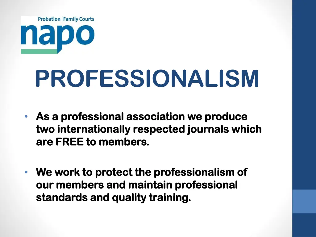professionalism