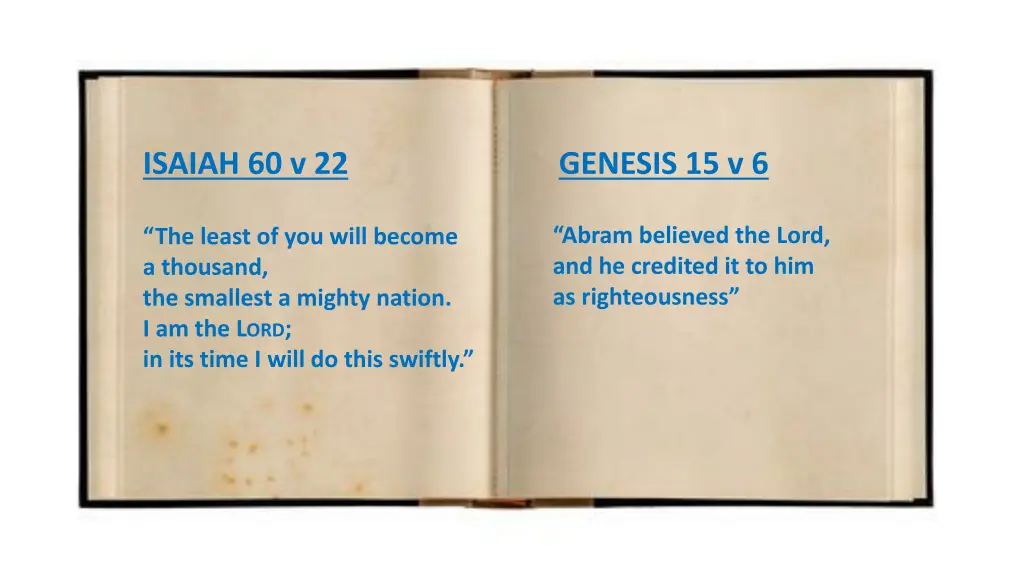 isaiah 60 v 22