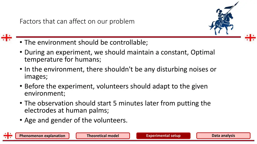 factors that can affect on our problem
