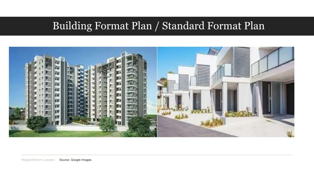 building format plan standard format plan