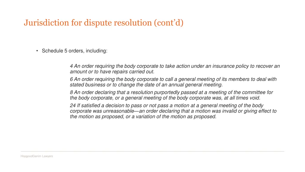 jurisdiction for dispute resolution cont d 2
