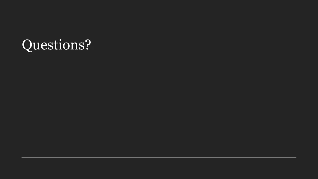 questions