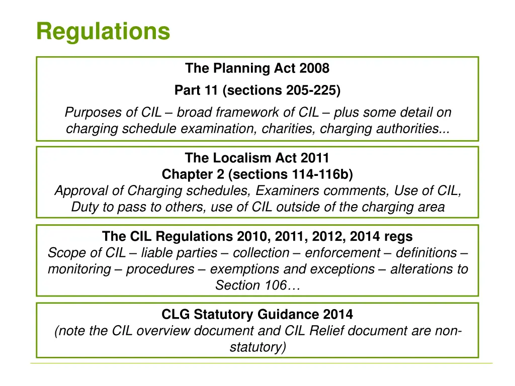 regulations