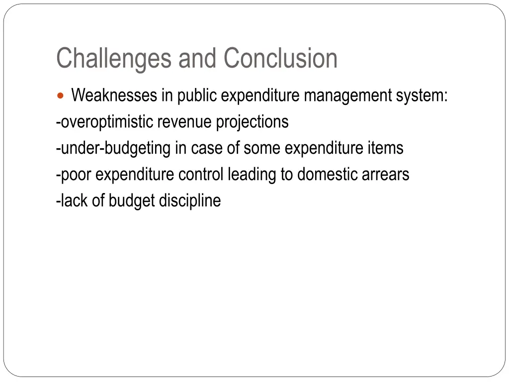 challenges and conclusion 1