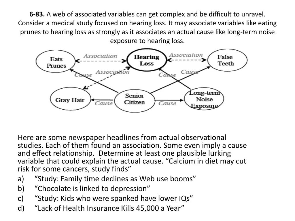 6 83 a web of associated variables
