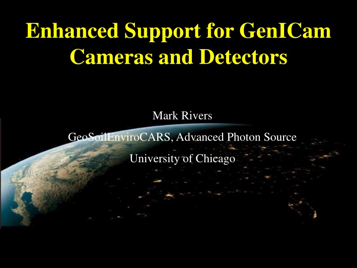 enhanced support for genicam cameras and detectors