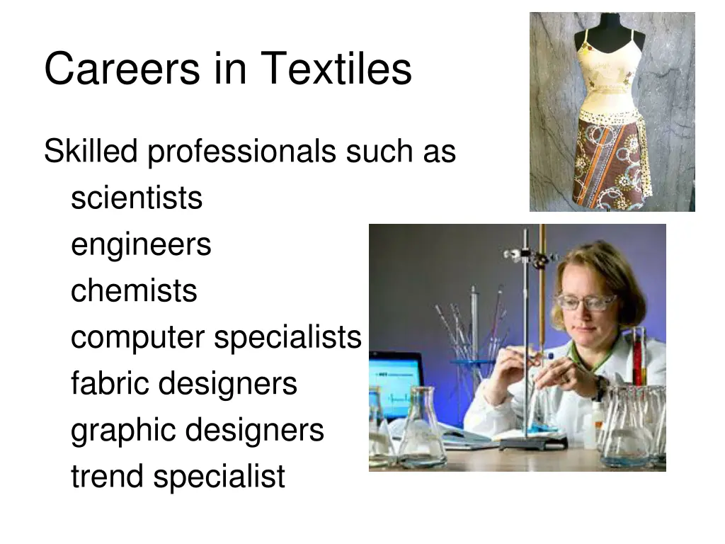 careers in textiles