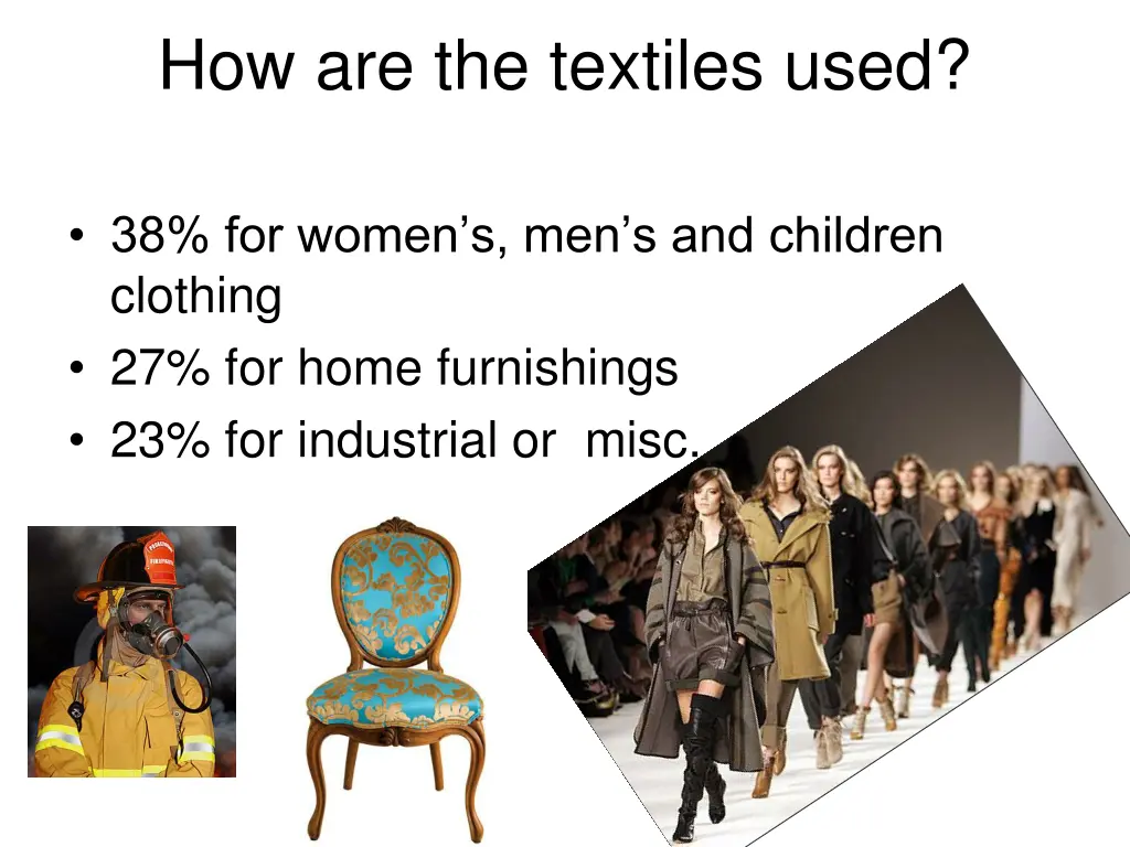how are the textiles used