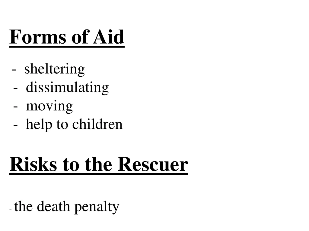 forms ofaid