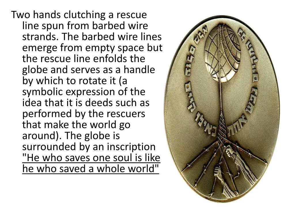 two hands clutching a rescue line spun from