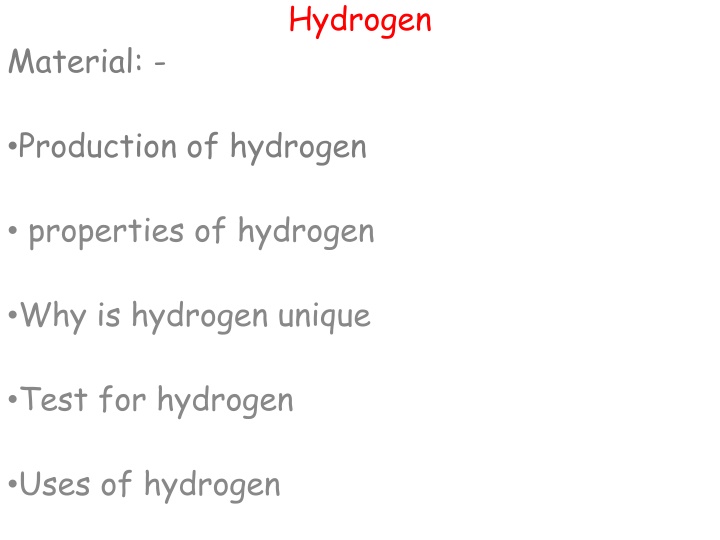 hydrogen