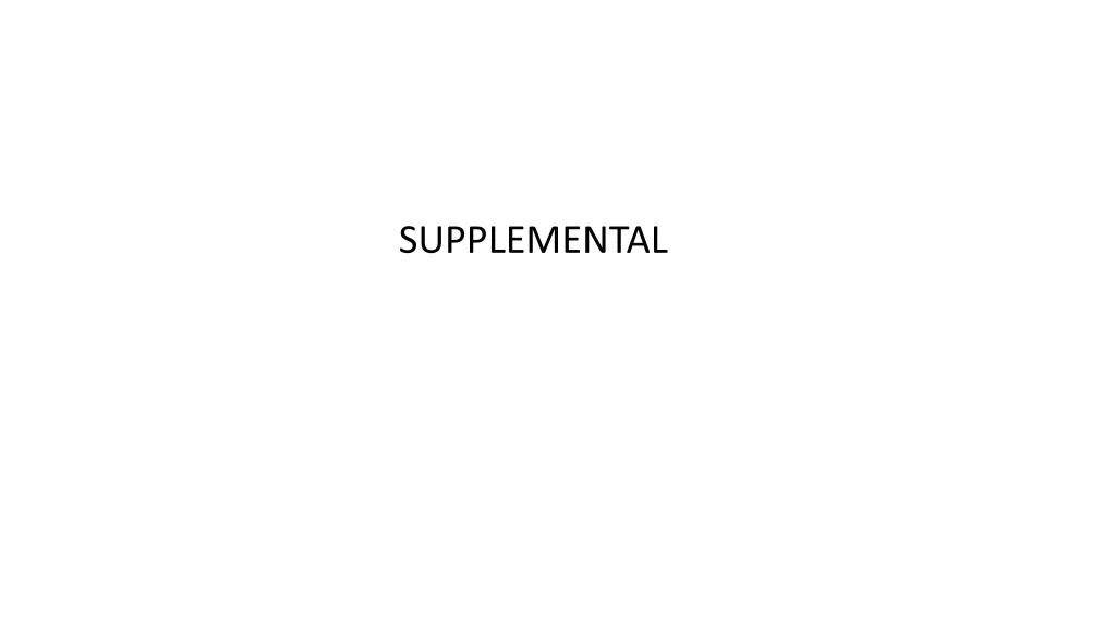 supplemental
