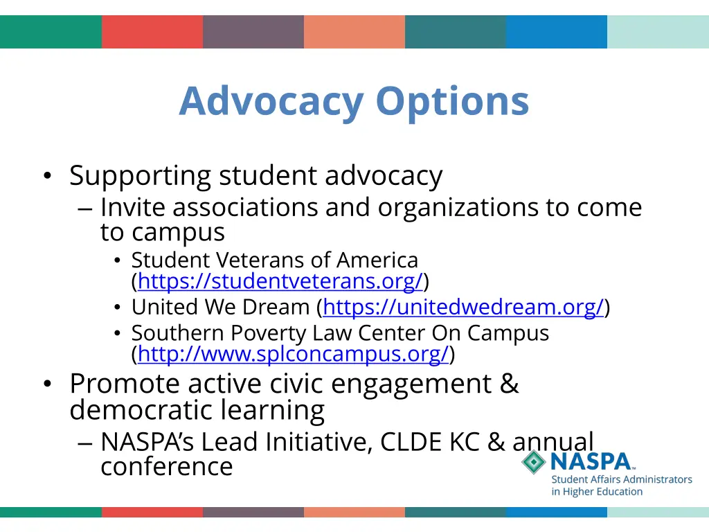 advocacy options 2