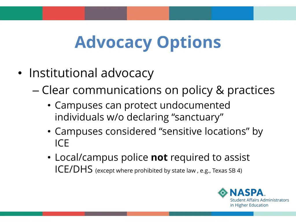 advocacy options 3