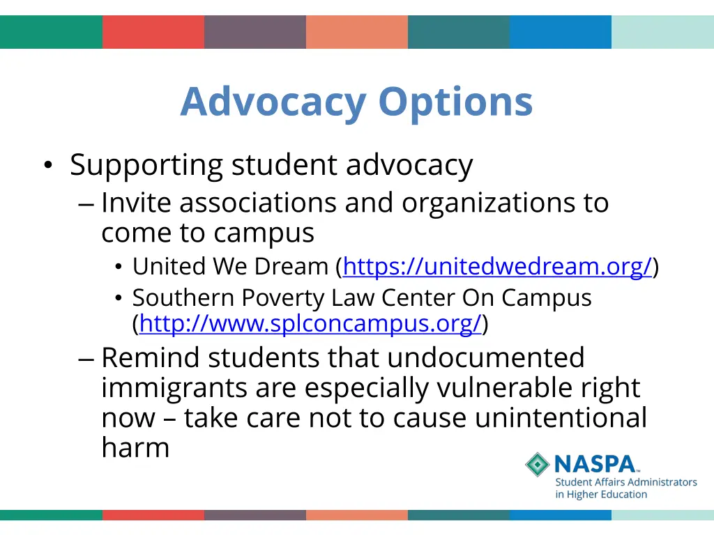 advocacy options 6