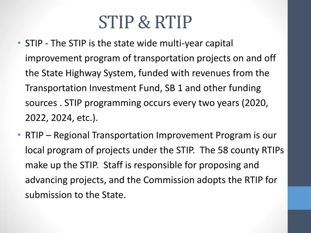 stip rtip