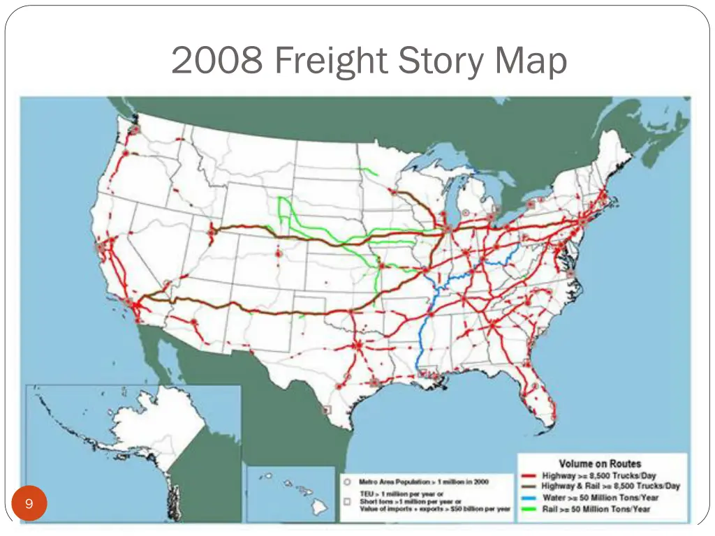 2008 freight story map