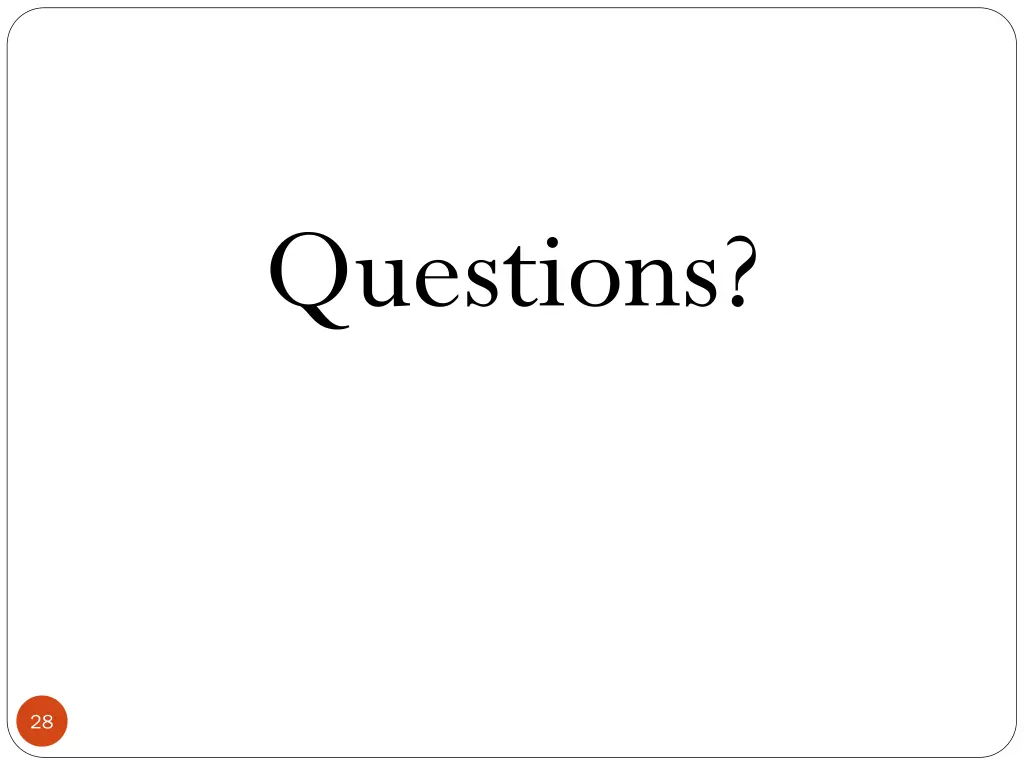 questions