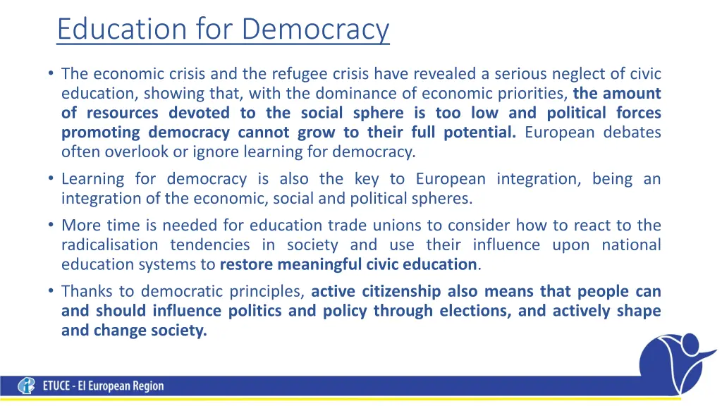 education for democracy