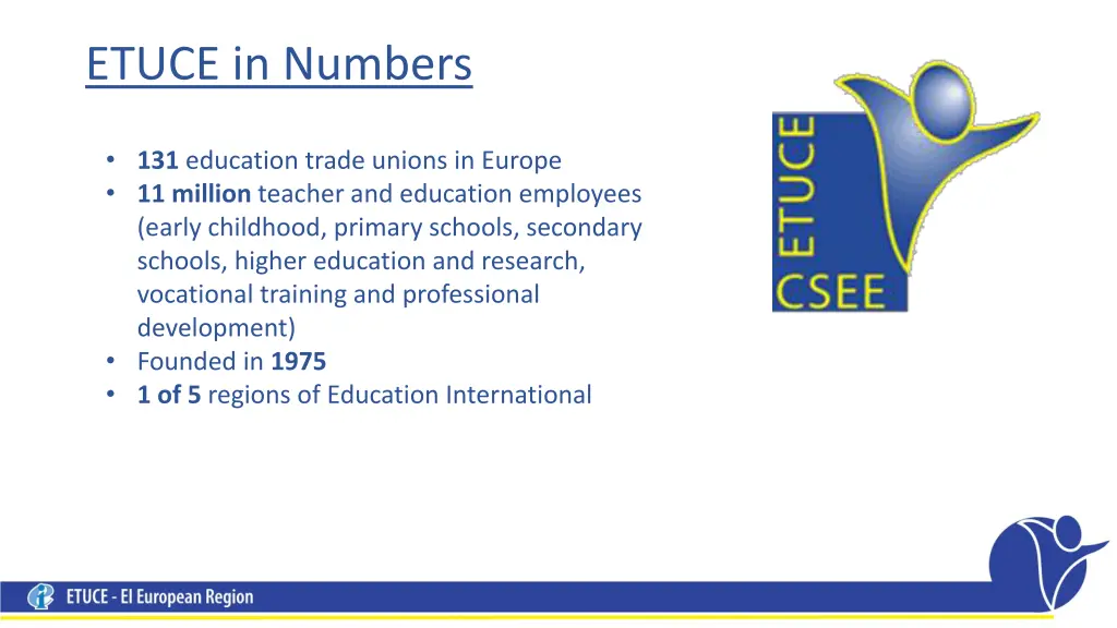 etuce in numbers