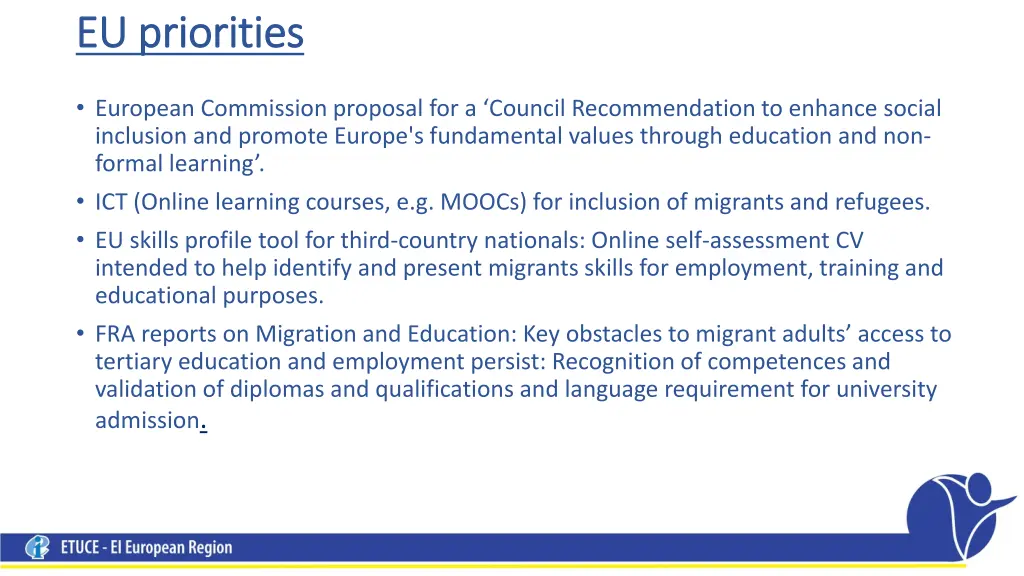 eu priorities eu priorities