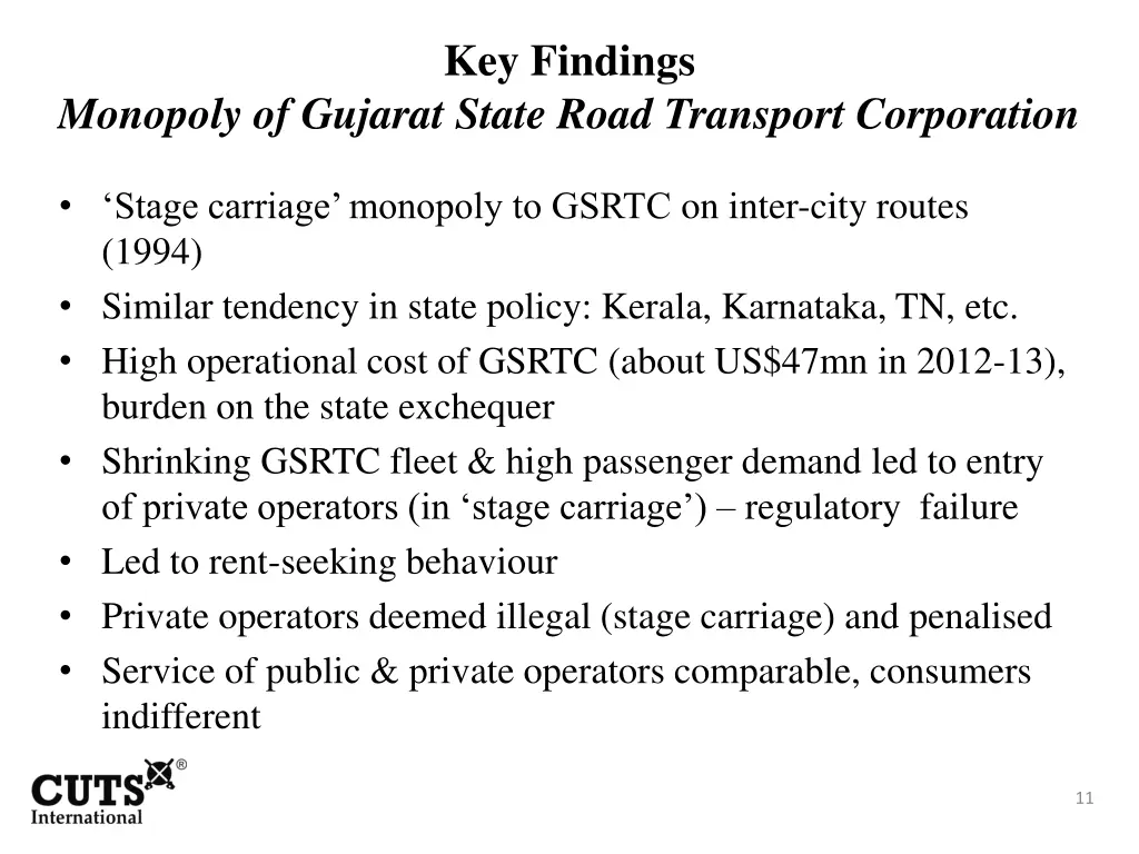 key findings
