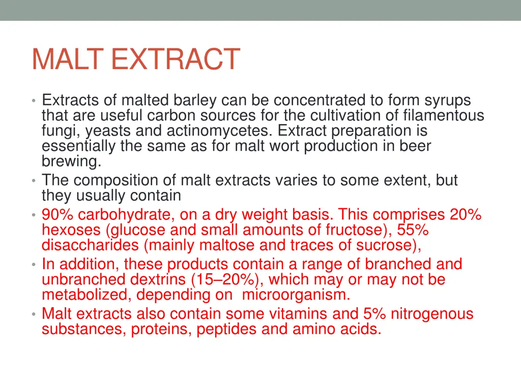 malt extract