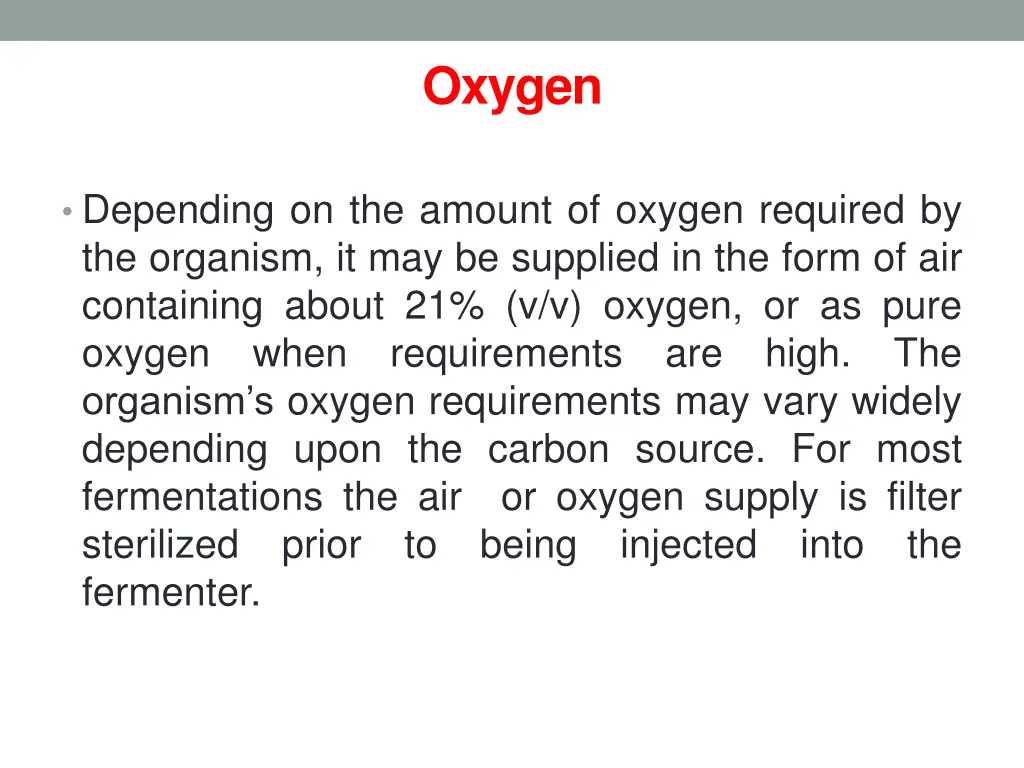 oxygen