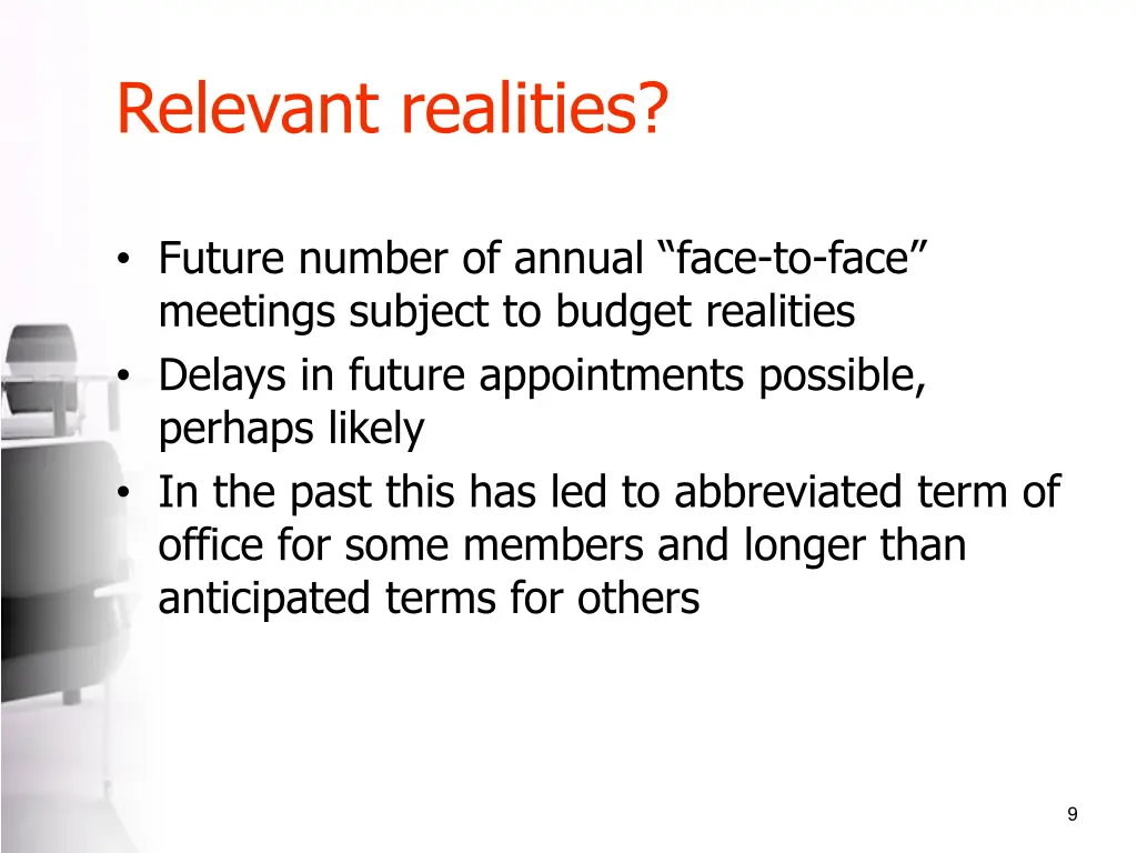 relevant realities