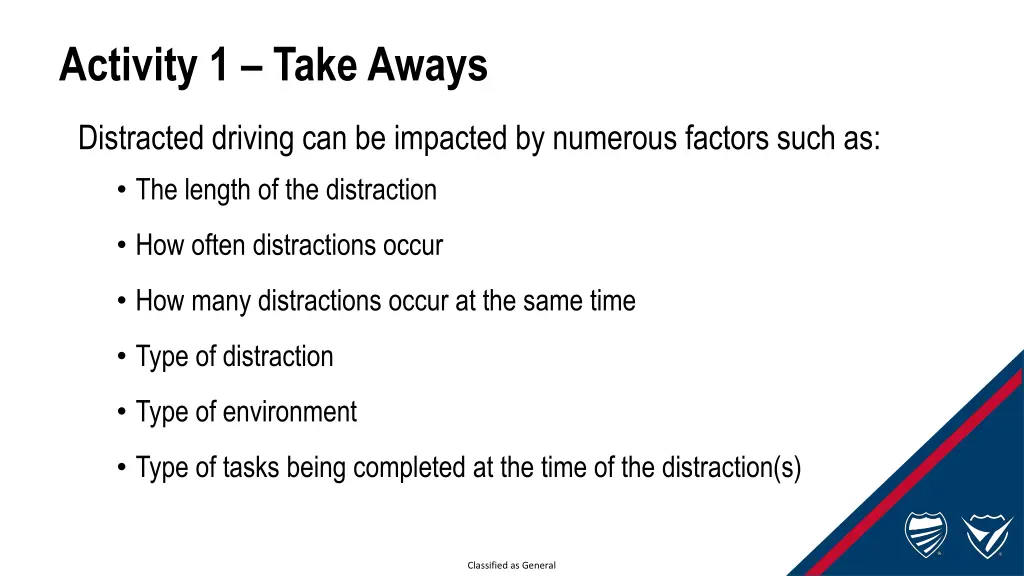 activity 1 take aways