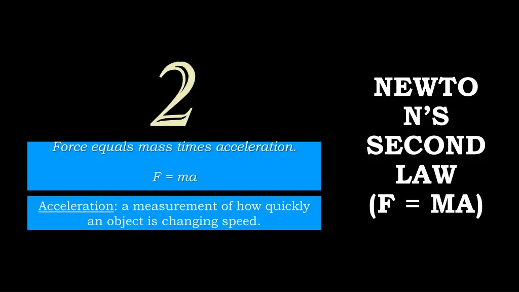 newto n s second law f ma
