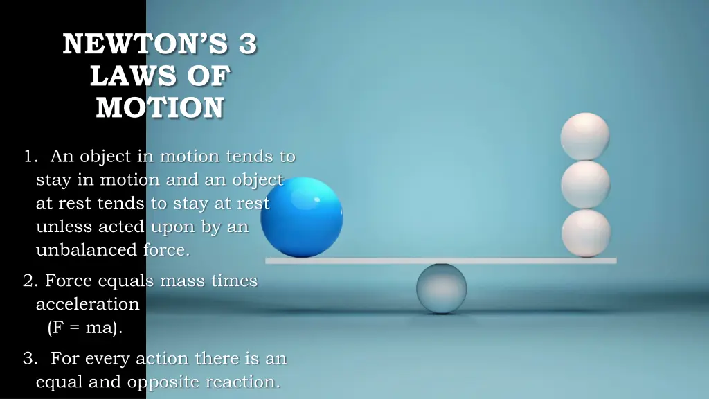 newton s 3 laws of motion