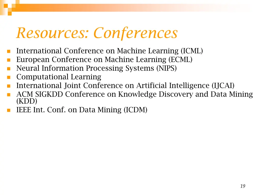 resources conferences