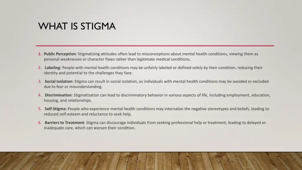 what is stigma