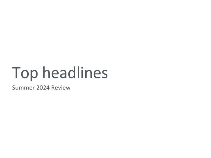 top headlines