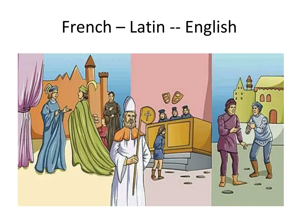 french latin english