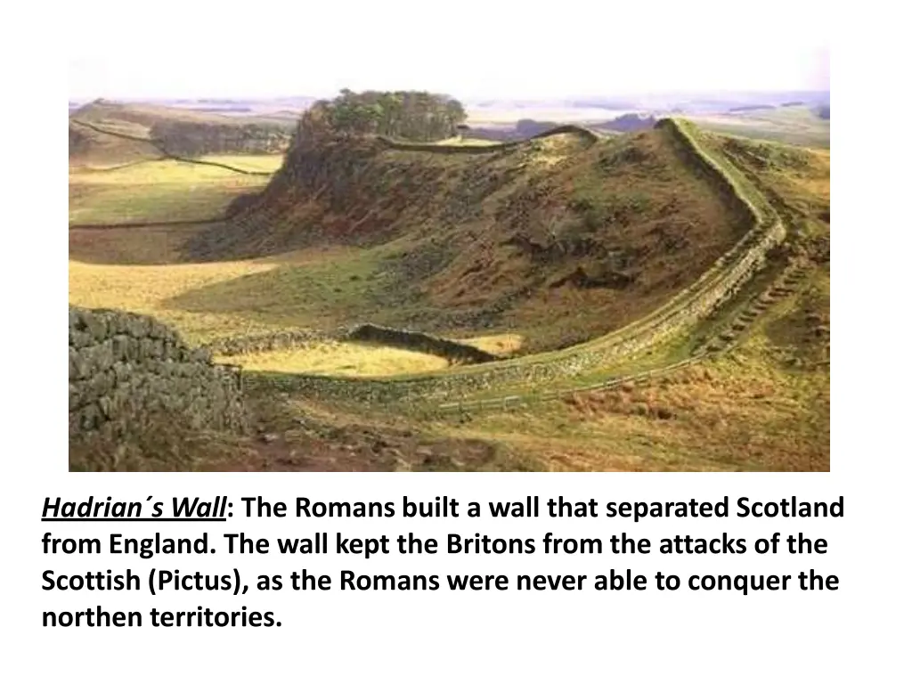 hadrian s wall the romansbuilt a wall that