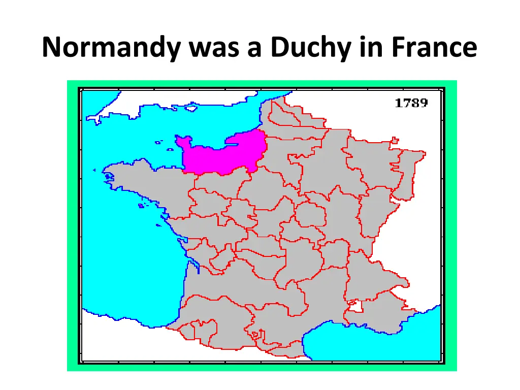 normandy was a duchy in france