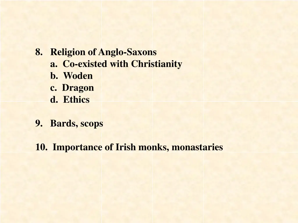 8 religion of anglo saxons a co existed with