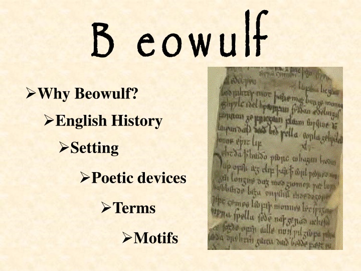 b eowulf